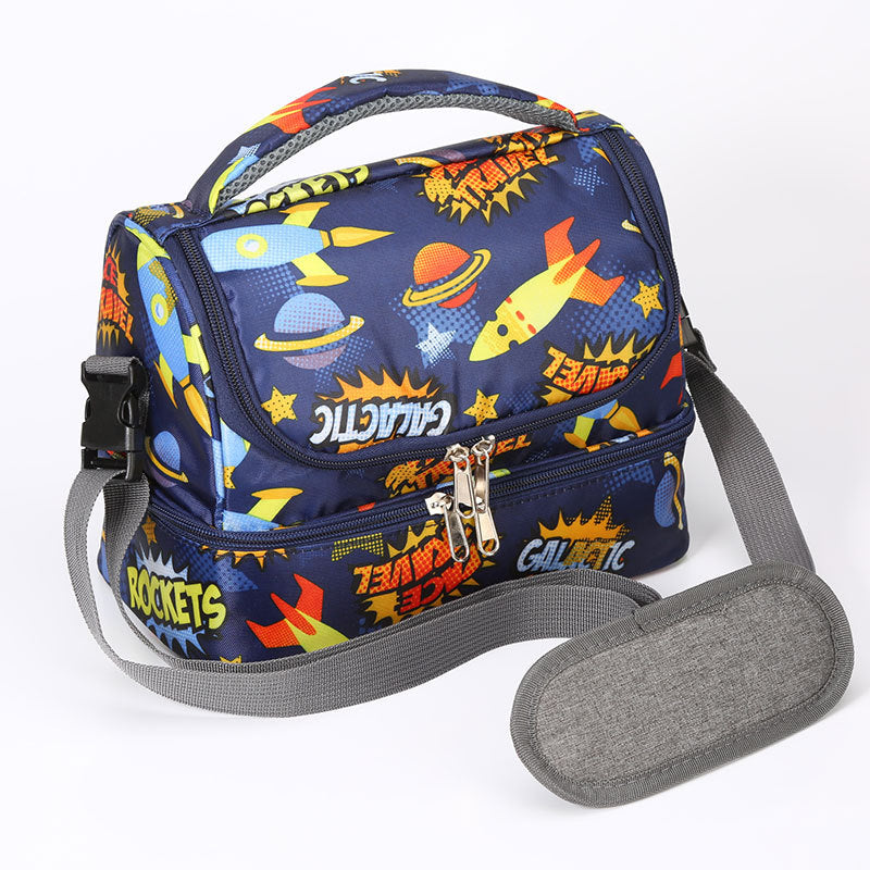 Insulated Multi-Compartment Lunch Bag