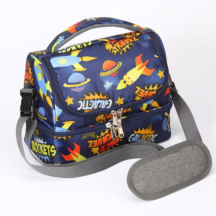 Insulated Multi-Compartment Lunch Bag