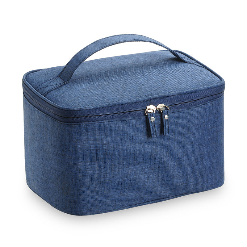 Cosmetic Transport Box With Sturdy Zipper And Practical Carry Handle Kalsten
