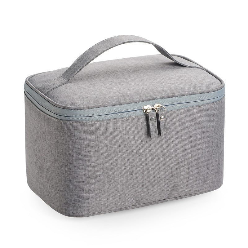 Cosmetic Transport Box With Sturdy Zipper And Practical Carry Handle Kalsten