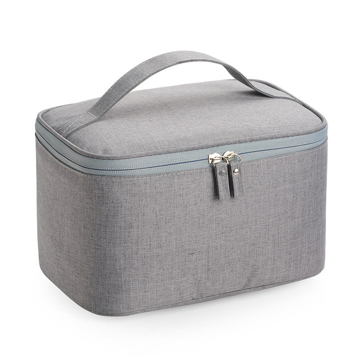 Cosmetic Transport Box With Sturdy Zipper And Practical Carry Handle Kalsten