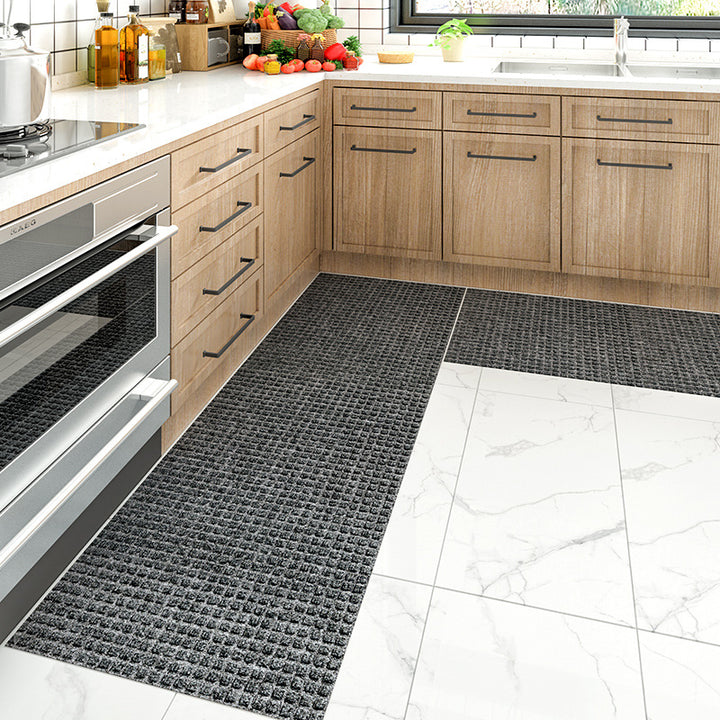 Textured Anti-Fatigue Kitchen Mat Set Kalsten