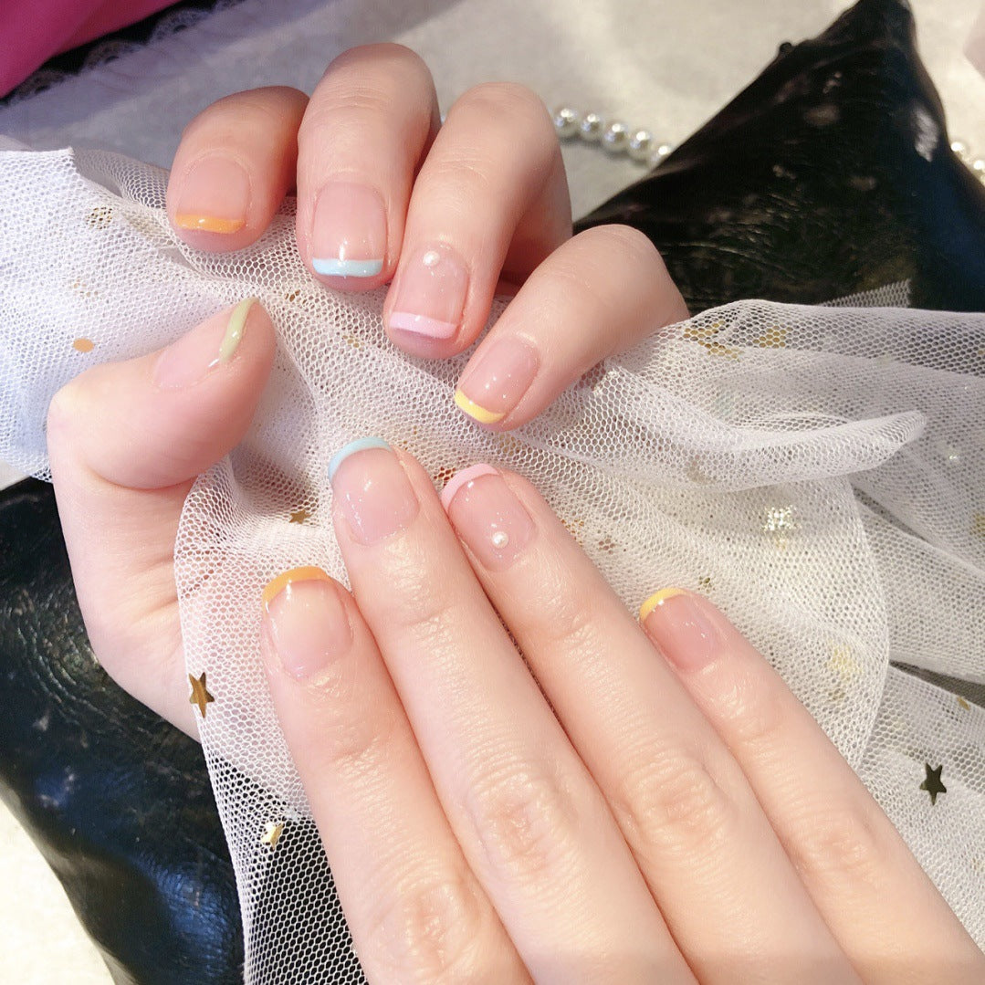 Creative Nail Art with Pastel Colors Kalsten
