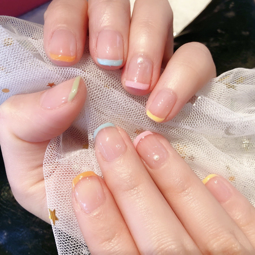 Creative Nail Art with Pastel Colors Kalsten