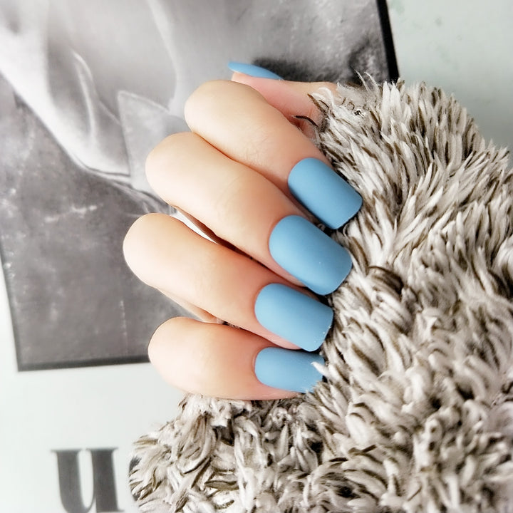 Matte Finish Press-On Nail Set