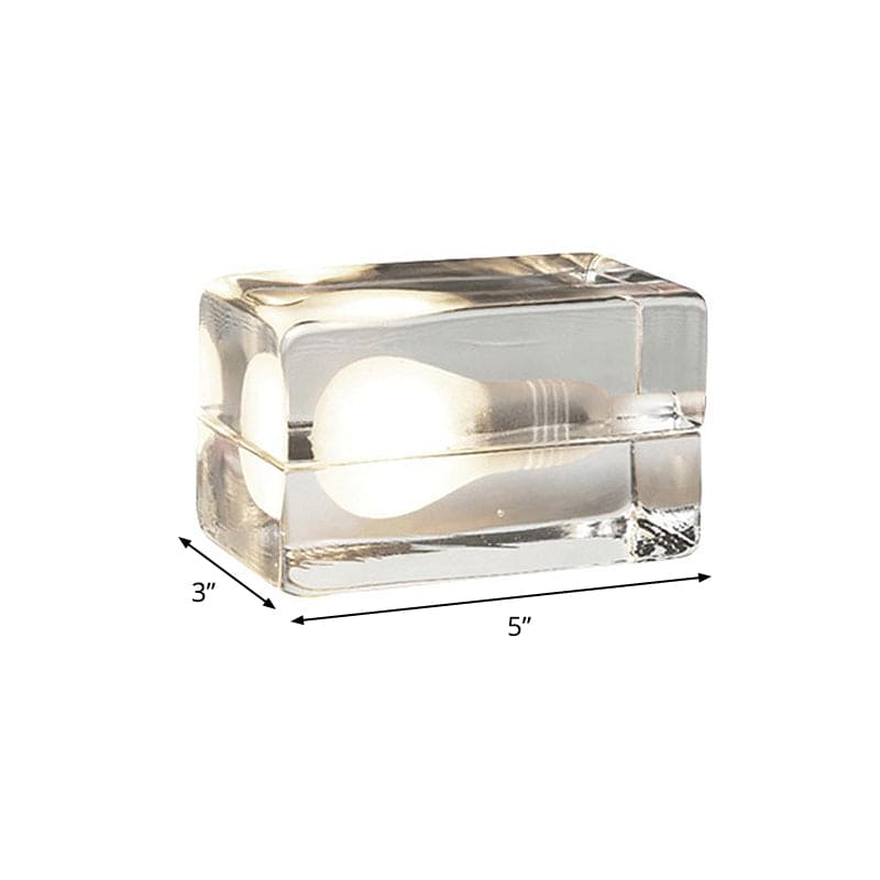 Icecube Lamp - Modern Table Lamp in the Shape of an Ice Block | Kalsten