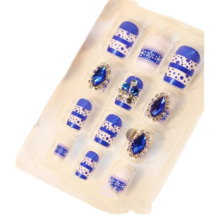 Glamorous Bejeweled Press-On Nail Set