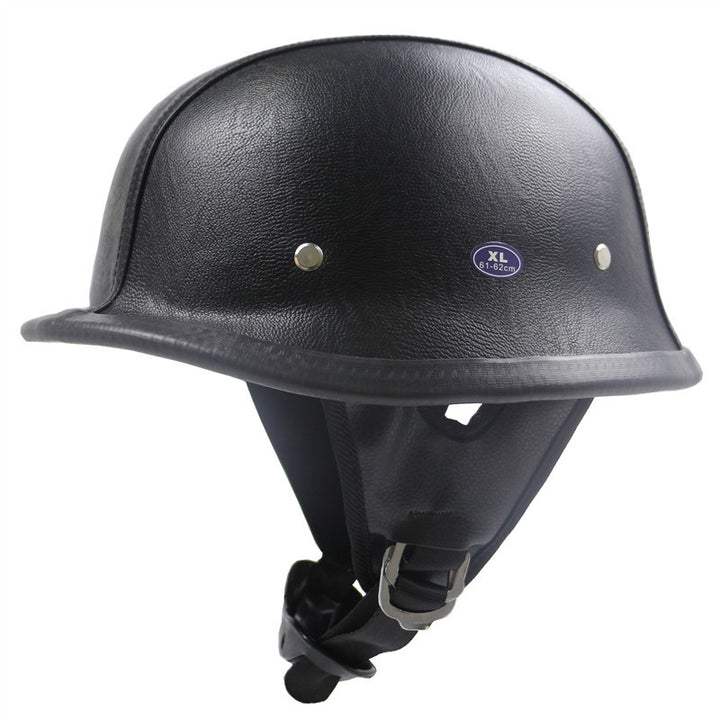 Classic Leather Motorcycle Helmet Kalsten