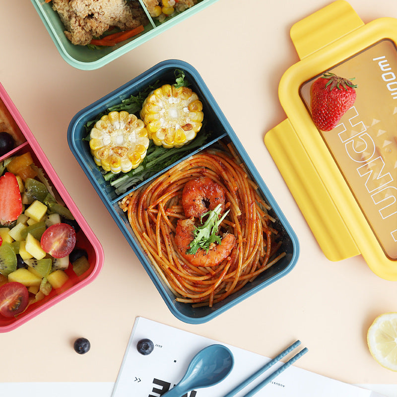 Versatile Food Storage Bento Box with Secure Lid