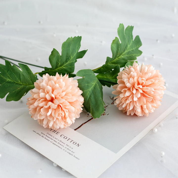 Lifelike Chrysanthemum Floral Stem
