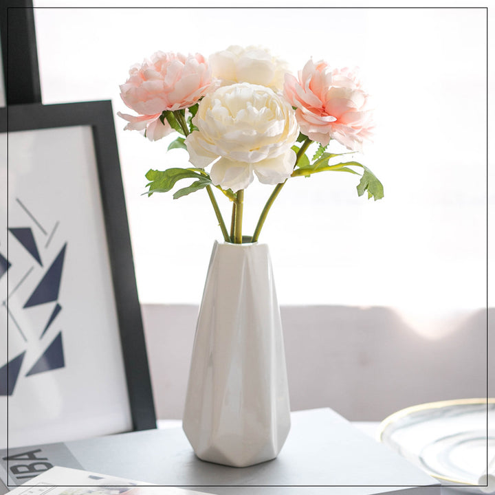 Lifelike Peony Flower Arrangement