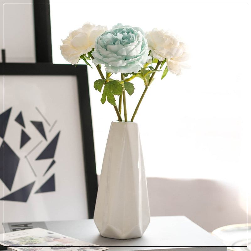 Lifelike Peony Flower Arrangement