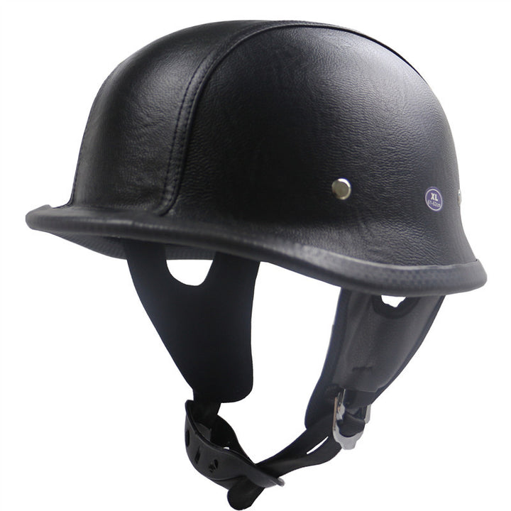 Classic Leather Motorcycle Helmet Kalsten