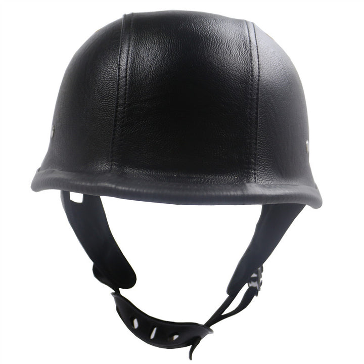 Classic Leather Motorcycle Helmet Kalsten