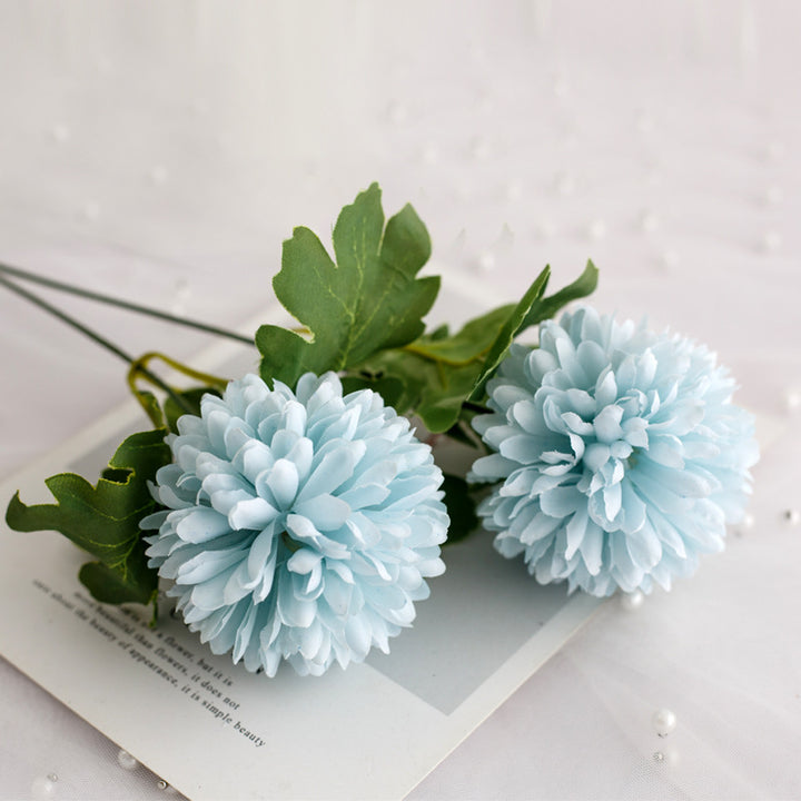 Lifelike Chrysanthemum Floral Stem