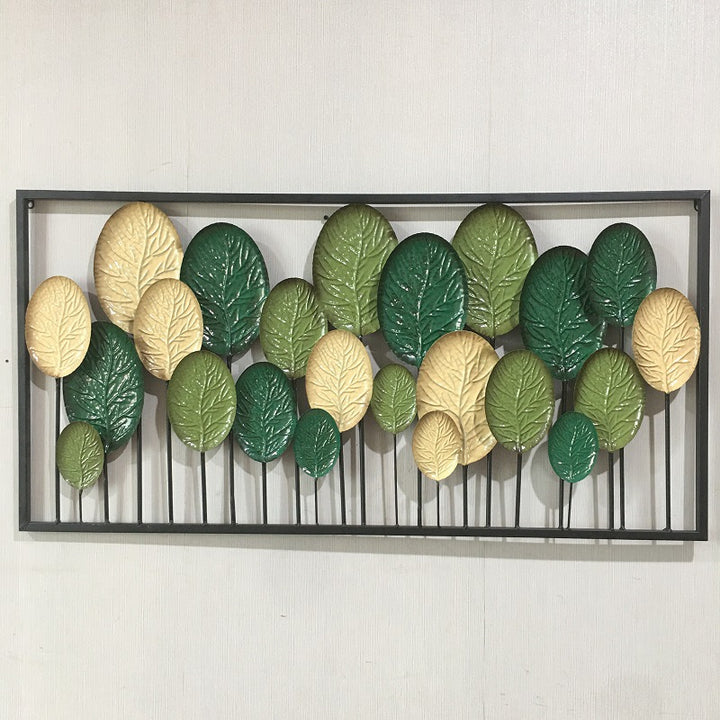 Decorative Metal Leaf Wall Art Panel Kalsten