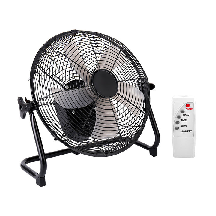 Unisex nan solar-powered portable battery fan with remote control and USB connection Kalsten
