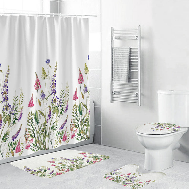 Artistic Floral Bath Decor Set Kalsten