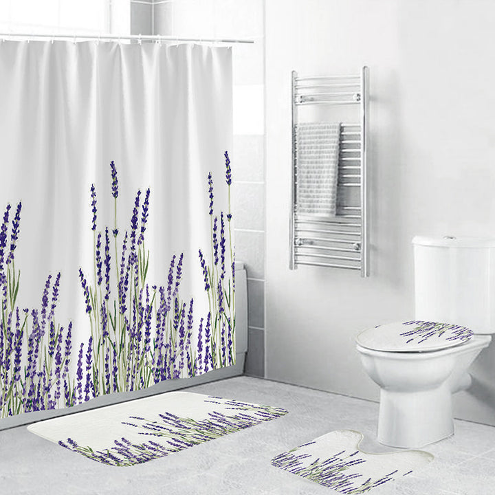 Floral Pattern Bathroom Set Kalsten