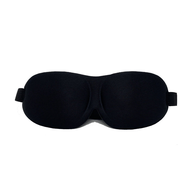 Three-Dimensional Contoured Breathable Sleep Mask With Adjustable Strap