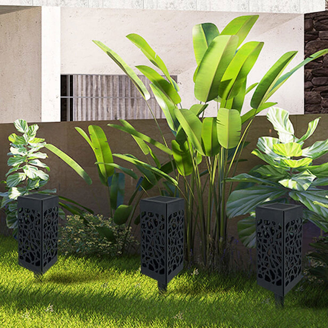 Creative Hollow Square Column LED Outdoor Lawn Ground Insert Landscape Light | Kalsten