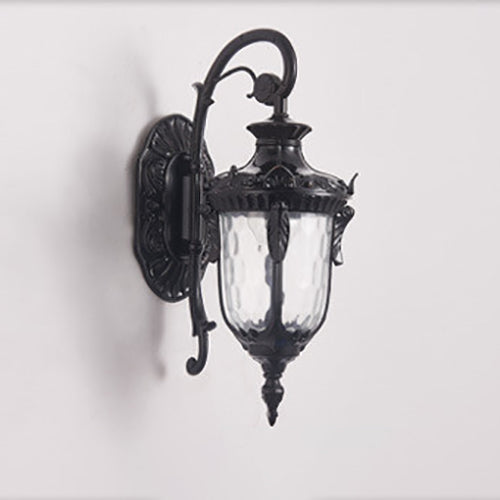 European Deluxe Lantern Outdoor Waterproof 1-Light Wall Sconce Lamp | Kalsten