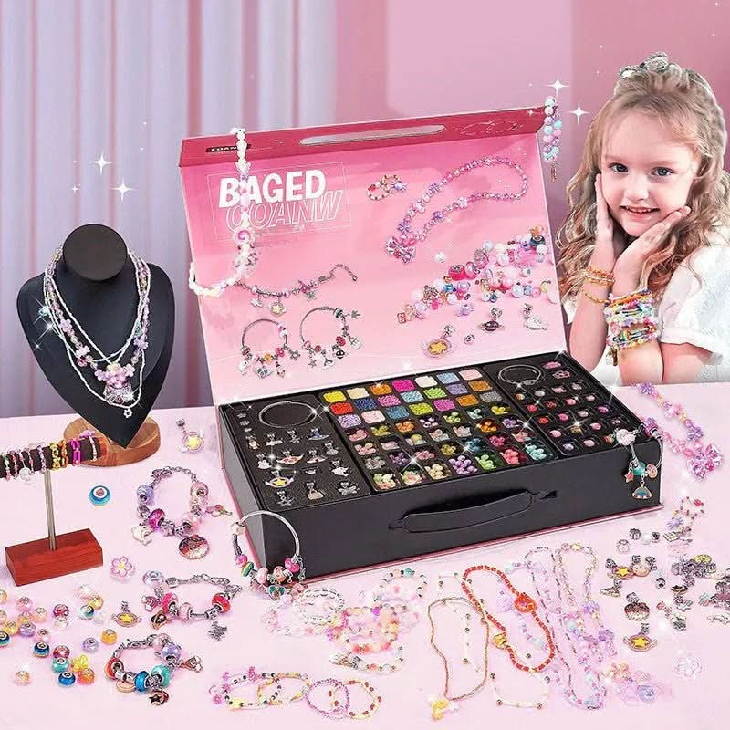 Kalsten | Creative Bracelet Craft Kit for Girls with Sparkling Charms