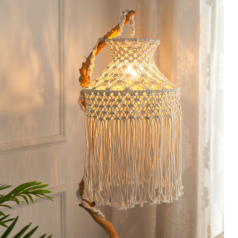 Macramé Hanging Pendant Light Kalsten