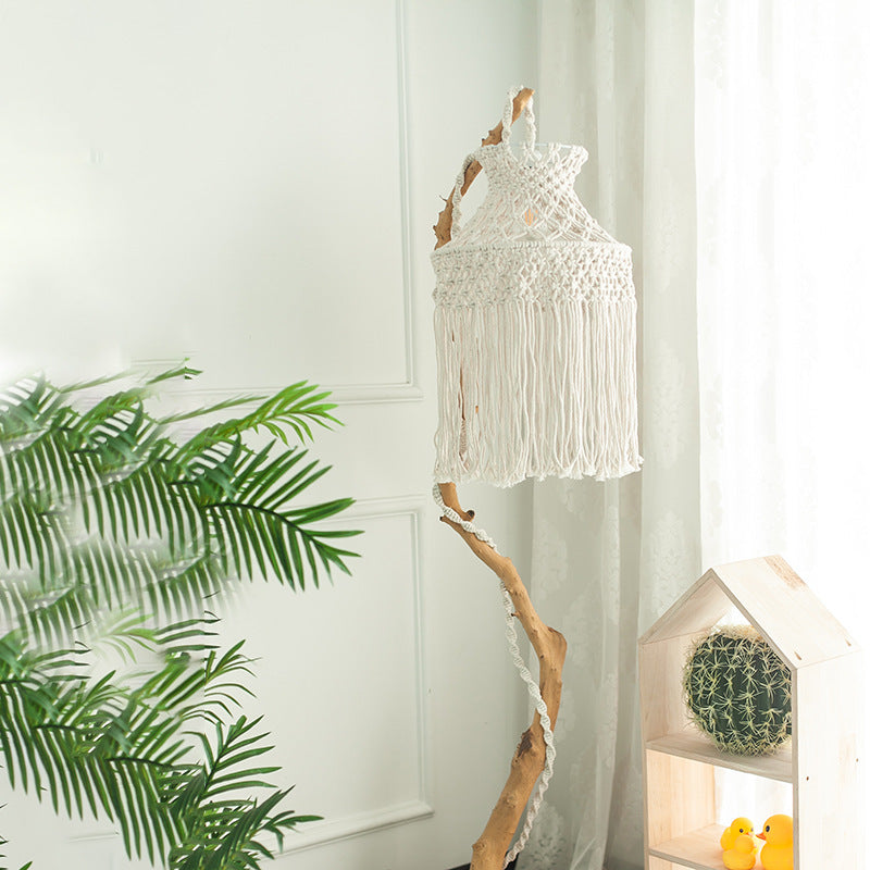 Macramé Hanging Pendant Light Kalsten