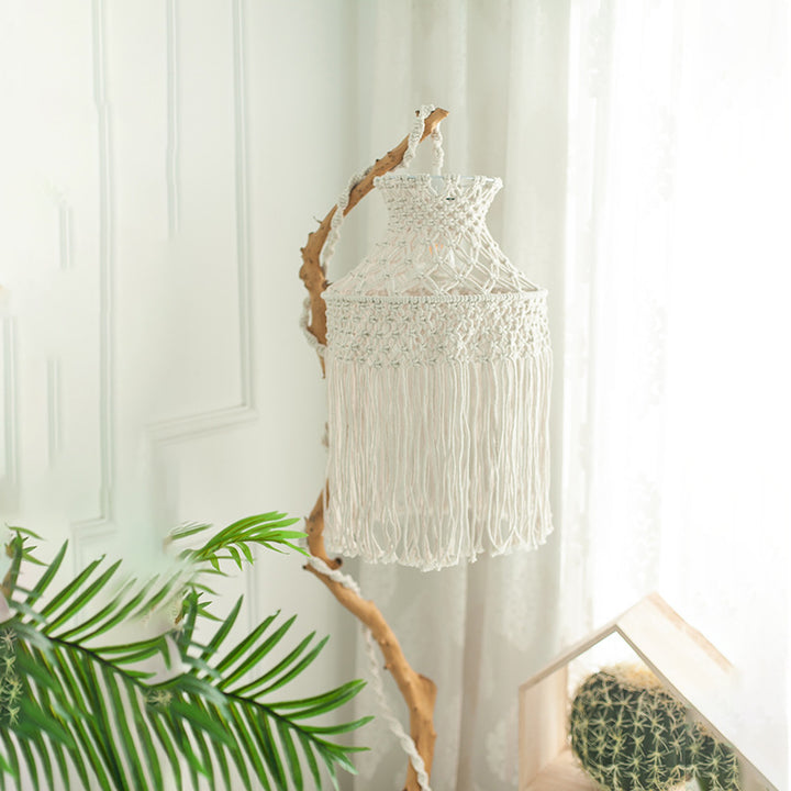 Macramé Hanging Pendant Light Kalsten