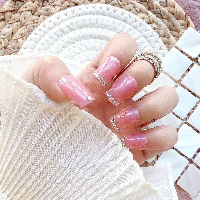 Glamorous Glittering Press-On Nail Set