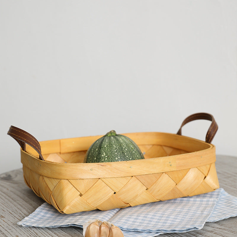 Unisex Multifunctional Storage Box made of Woven Natural Material Kalsten
