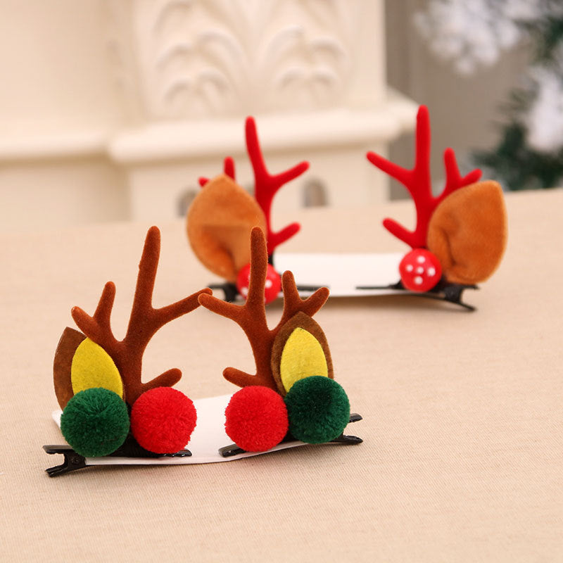 Fun Christmas Reindeer Hair Clips Kalsten