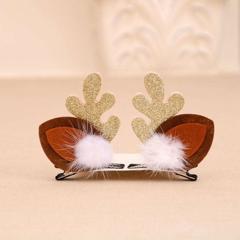 Fun Christmas Reindeer Hair Clips Kalsten