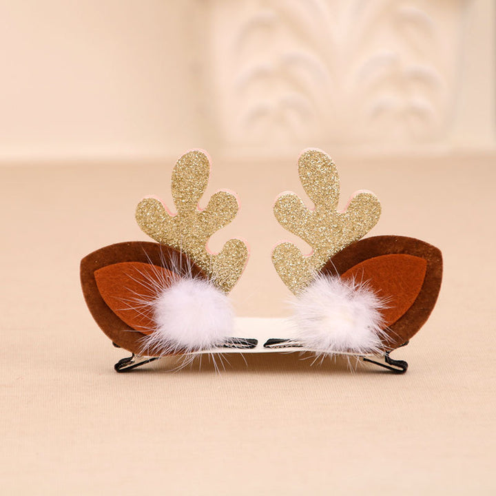 Fun Christmas Reindeer Hair Clips Kalsten
