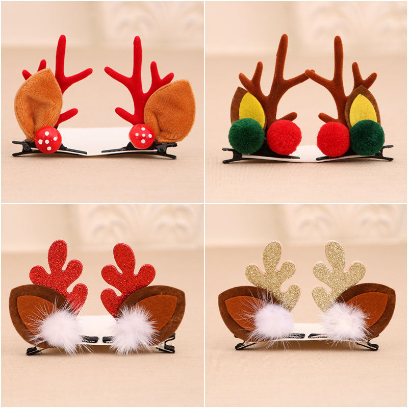 Fun Christmas Reindeer Hair Clips Kalsten