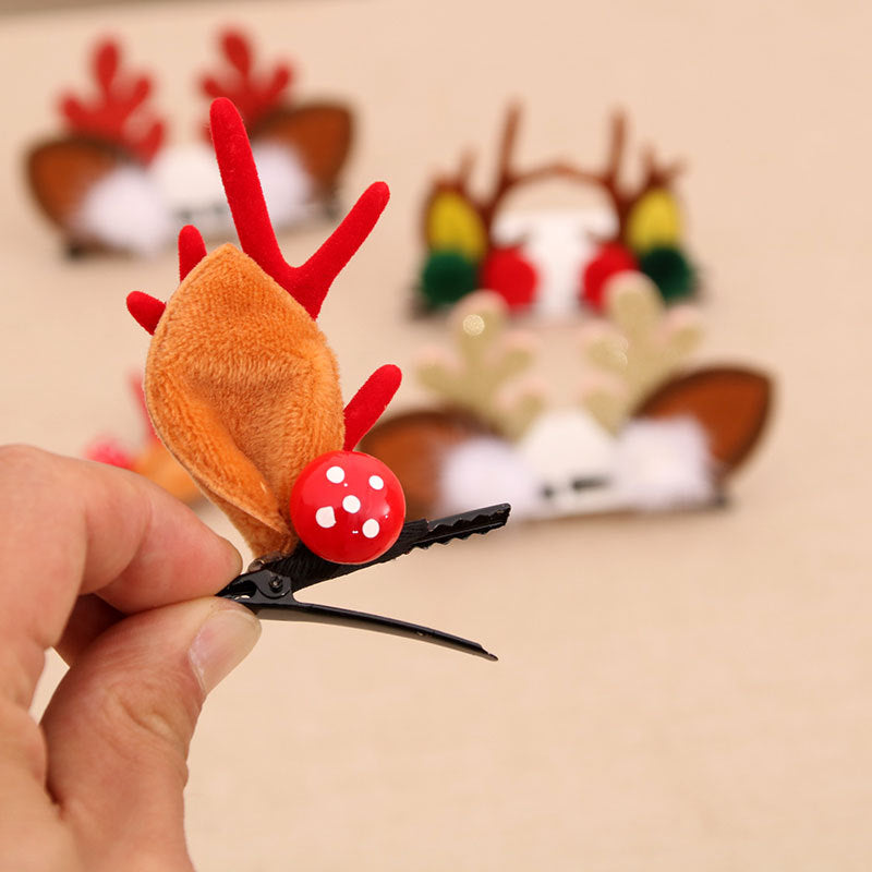 Fun Christmas Reindeer Hair Clips Kalsten