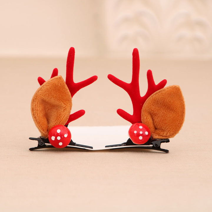 Fun Christmas Reindeer Hair Clips Kalsten