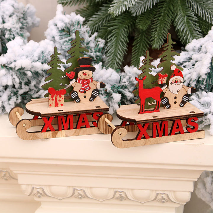 Decorative Santa Sleigh Figurine Kalsten