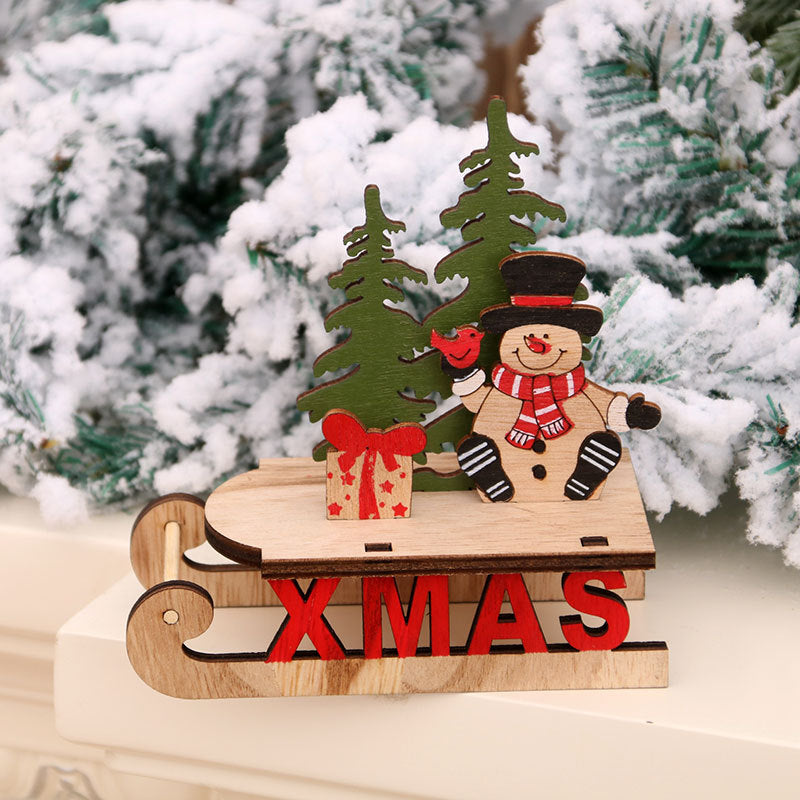 Decorative Santa Sleigh Figurine Kalsten