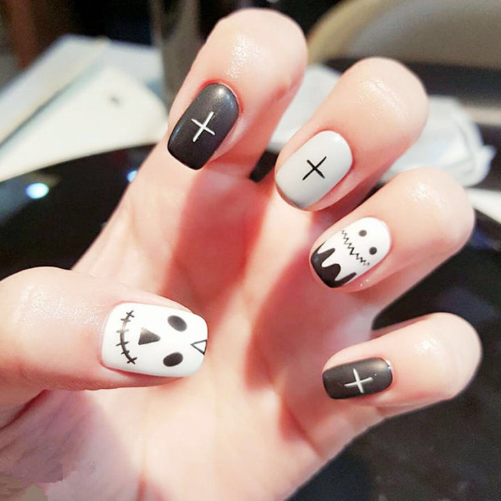 Gothic Themed Press-On Nail Set