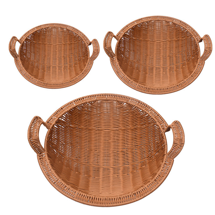 Woven Storage Basket with Handles Kalsten