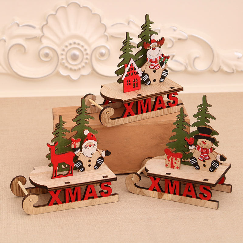 Decorative Santa Sleigh Figurine Kalsten
