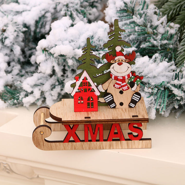 Decorative Santa Sleigh Figurine Kalsten