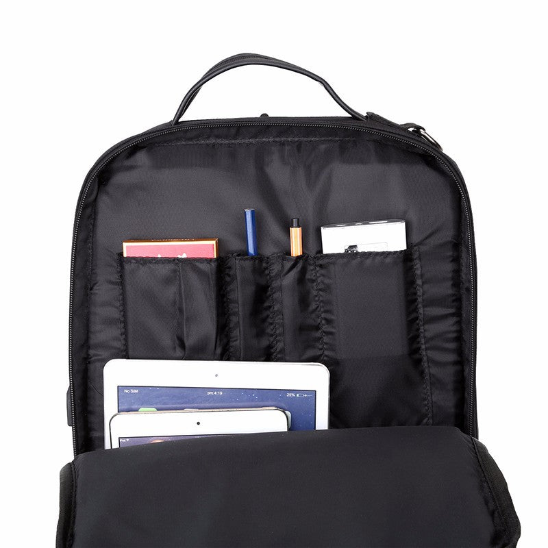 Tech-Integrated Charging Backpack Kalsten