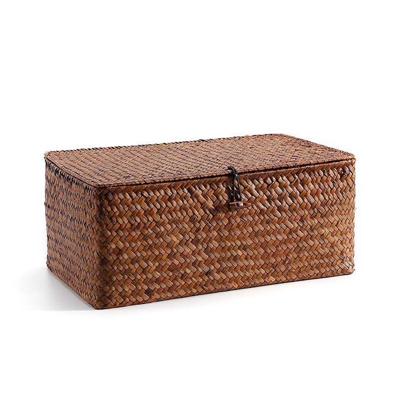 Unisex storage chest made of refined natural material Kalsten