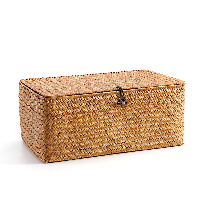 Unisex storage chest made of refined natural material Kalsten
