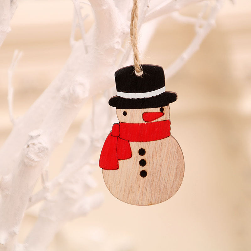 Wooden Snowman Ornament Kalsten