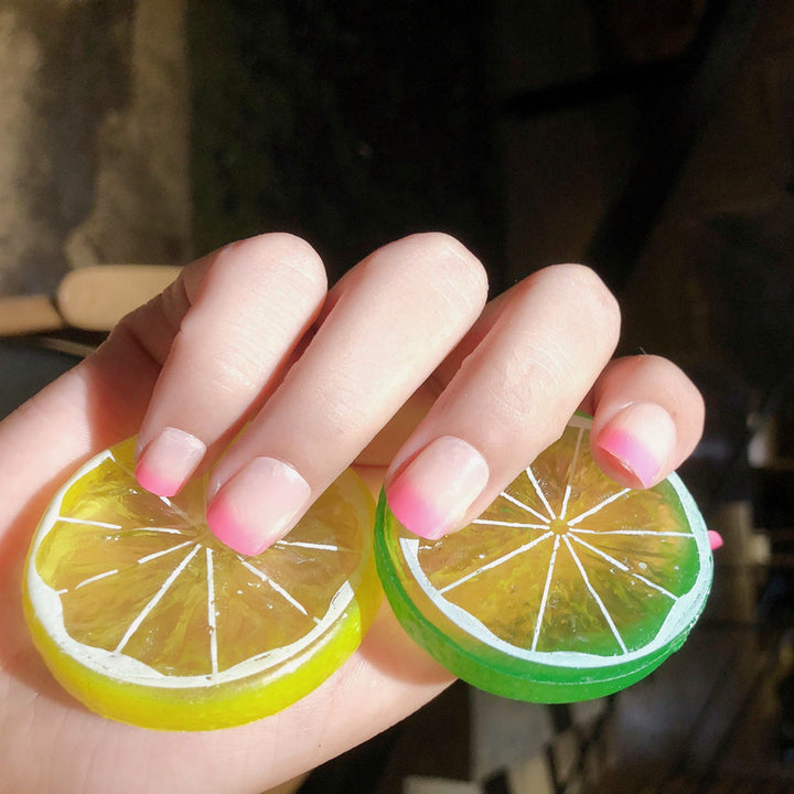 Elegant Glittering Press-On Nails
