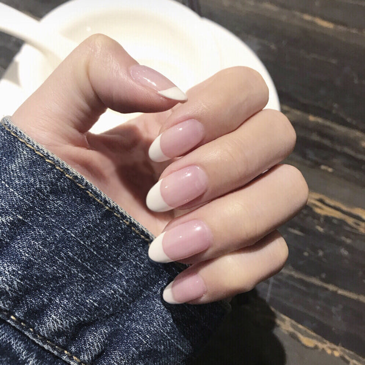 Elegant Glittering Press-On Nails
